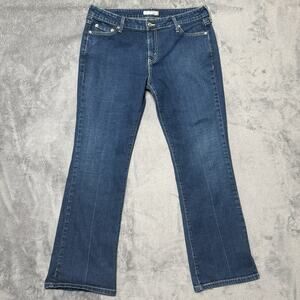 Levis 545 Bootcut Womens Jeans Size 14M Mid Rise Blue Denim Y2K Hong Kong